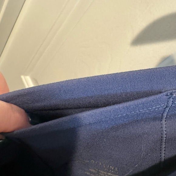 Offline by Aerie The Hugger Navy Bootcut Leggings Size L Short - Picture 4 of 13